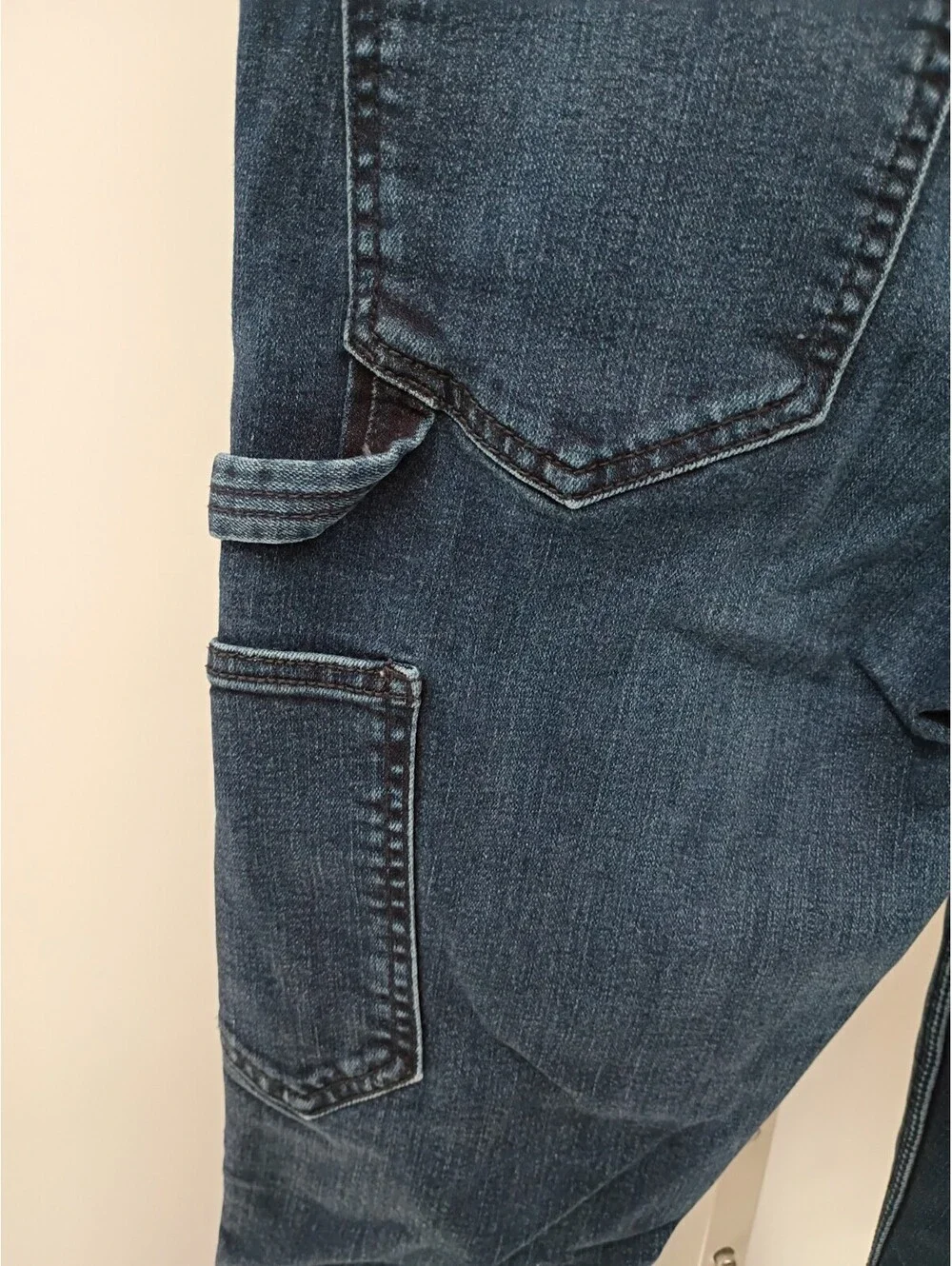 Ridgecut Toughwear Jeans Women's 10 Blue Denim Utility Mid Rise Stretch Workwear